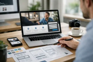 Webdesign für Dienstleister, das Anfragen bringt